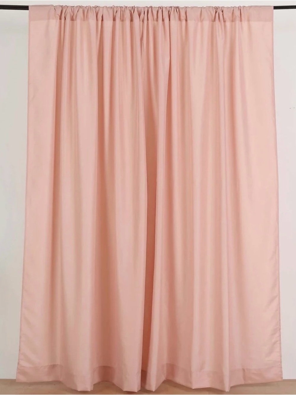2- 5x8ft dusty rose backdrop